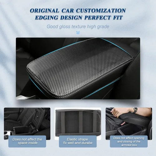 Vista 3 de BIBIBO para accesorios Chevy Blazer 2023 Funda de reposabrazos de consola central Blazer 2023 para 2019 2020 2021 2022 2023 Tapa de consola Blazer