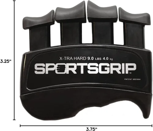 Vista 7 de Ejercitador de manos y dedos (XTRA duro - 9 libras/8.8 lbs) - El mejor fortalecedor ergonómico de dedos para mejorar el agarre para todos