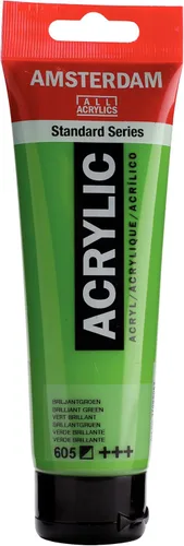Vista 77 de Amsterdam Serie Estándar Tubo de Pintura Acrílica 120ml Azo Naranja 276 (17092762)