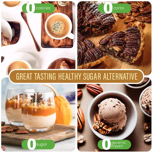 Vista 4 de Stevia Select Butter Pecan Stevia Extract Liquid Edulcorante sin calorías Líquido de extracto de stevia líquido natural Edulcorante líquido puro