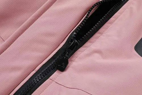 Vista 4 de MOERDENG - Chaqueta de esquí para mujer, resistente al agua, abrigo de invierno para nieve, cortavientos de montaña, con capucha