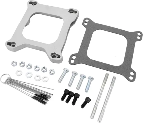 Vista 2 de 1932 Kit adaptador de junta de carburador de 3/4" 4Bbl a 4Bbl, plata