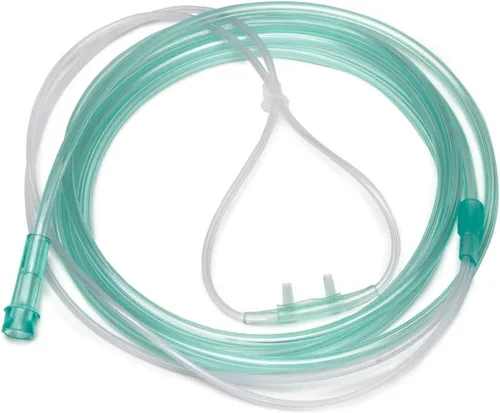 Humidificador de botella de agua Plus Tubing Connector Codo de 12" y tubo de oxígeno - 25 pies