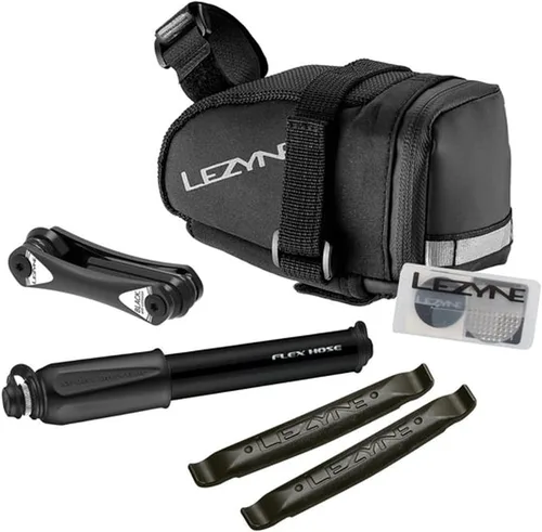 Vista 8 de LEZYNE M-Caddy Bike Repair Kits with Medium Wedge-Shaped Saddle Bag for Long-Distance Riding Choose Sport Kit or C02 Kit