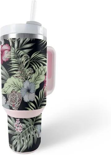Vista 14 de MightySkins Skin - Vaso de vinilo compatible con Stanley The Quencher H2.0 FlowState de 40 onzas, rompecabezas de peces de acción, protectora