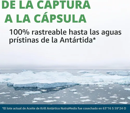 Vista 6 de NutraMedix Aceite de krill antártico de 500 mg – Suplemento de aceite de pescado – Omega-3 (EPA y DHA) + Astaxantina – Suplemento de krill rojo