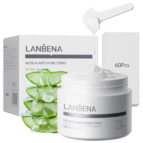 Vista 2 de LANBENA Removedor de puntos negros - Mascarilla para nariz y cara, kit de eliminación de puntos negros, 1.05 onzas