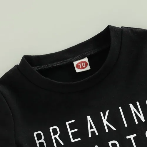 Vista 4 de Juego de 2 piezas, pantalón corto y playera con capucha y bolsillo, conjunto camuflado, para niños y niñas