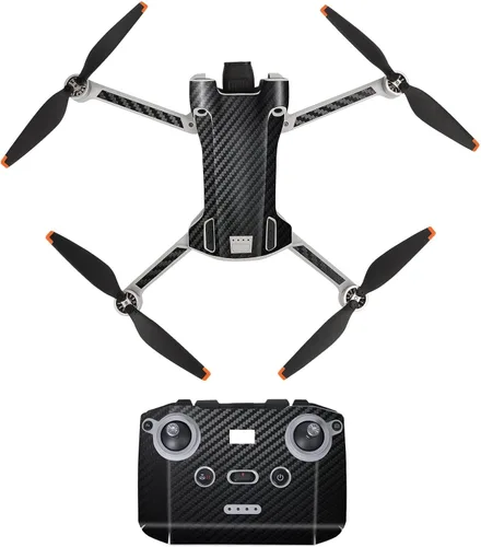 Vista 12 de YANHAO [Piezas de dron] para DJI Mini 3 Pro Drone Body y RC-N1 Control remoto Calcomanías de PVC Adhesivos de PVC a prueba de arañazos Juego