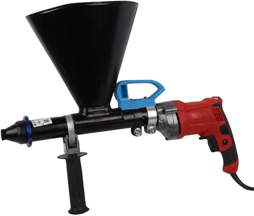 Vista 4 de Pistola de mortero eléctrica de mortero de lechada de mortero, 700 W para patio, máquina aplicadora de lechada de ladrillos para patio, herramienta