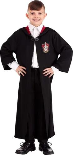 Vista 6 de Bata de Gryffindor de Harry Potter para niños, disfraz de Gryffindor para mago mágico, cosplay y Halloween