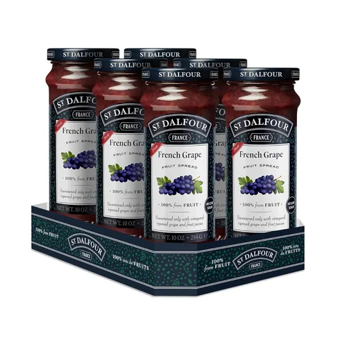 Vista 8 de St. Dalfour Mermelada de Naranja Crema de Fruta - 10 oz - 100% de fruta, sin ingredientes artificiales, sin OMG, sin azúcares de caña, completamente
