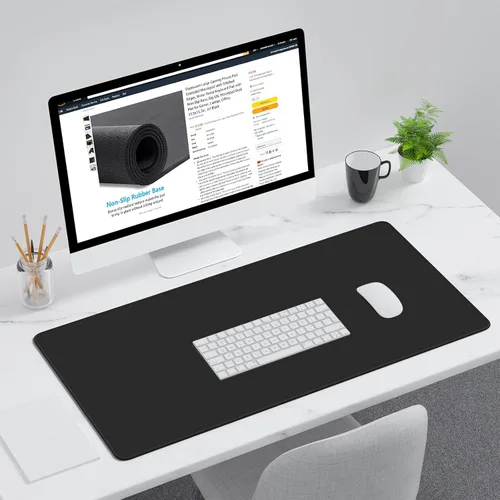 Vista 108 de Dapesuom Alfombrilla grande para mouse, alfombrilla de mouse para juegos extendida con bordes cosidos, alfombrillas de escritorio de tamaño completo