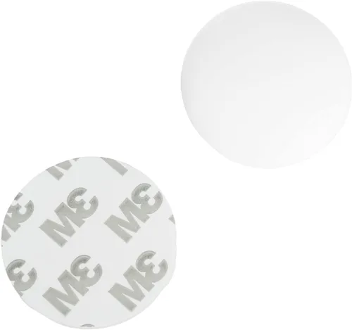 Vista 6 de Yinpecly Protectores de pared de 1.57 pulgadas de diámetro, autoadhesivos, para manija de puerta, tope de silicona, color marrón, 1 unidad