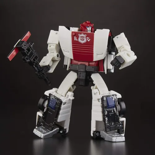 Vista 7 de Transformers Toys Generations War for Cybertron Deluxe WFC-S35 - Figura de acción de alerta roja - Capítulo de asedio - Adultos y niños a partir