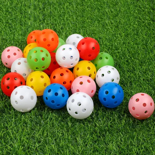 Pelotas de golf de práctica Joyberg paquete de 24, pelotas de golf de plástico de 42mm, pelotas de golf de práctica para el patio trasero, pelotas