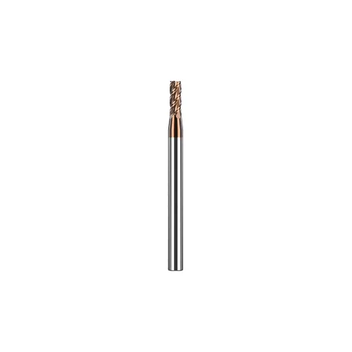 Fresa cuadrada de carburo de 4 flautas, 1 unidad, 0.118 in (0.118 pulgadas) de diámetro, 0.157 in (0.157 pulgadas) de diámetro Shk - Fresas de