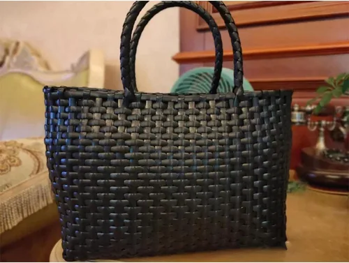 Vista 3 de ECYC Material de tejido de ratán sintético plano de 17.64 oz, ratán de plástico para tejer y reparar silla, mesa, manualidades, 01