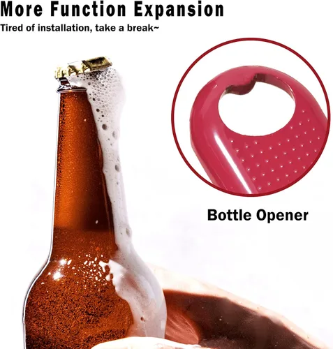 Vista 7 de Levantador de paneles de yeso, Herramienta para colgar puertas, Herramienta de instalación de paneles de yeso multifuncionales, Raspa de borde