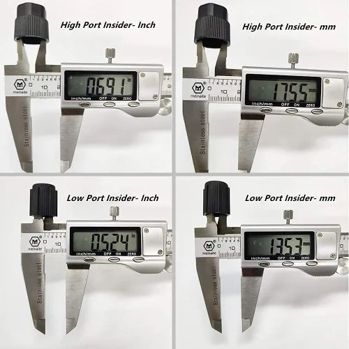 Vista 6 de BASIKER Juego de 10 tapas para válvula de aire acondicionado R134a 13 mm y 16 mm Sistema de aire acondicionado Tapas de puerto de carga