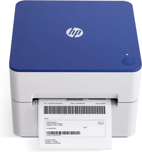Vista 2 de HP Impresora de Etiquetas de Envío, 4x6 Térmica Directa, Compacta y Fácil de Usar, Impresora de Alta Velocidad 203 DPI, Impresora de Códigos