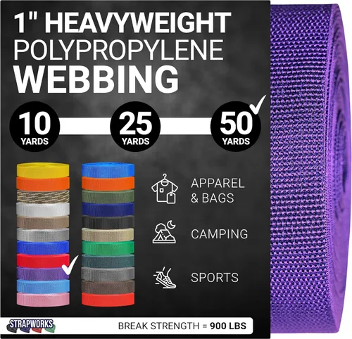 Vista 50 de Strapworks - Correa de polipropileno resistente para el aire libre, reparación DIY