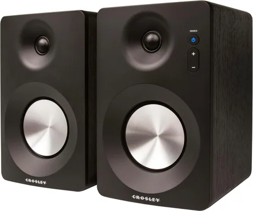 Vista 29 de Crosley KT100BT-CP - Sistema estéreo de tocadiscos Bluetooth con altavoces, champán
