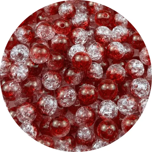 Vista 13 de Jmassyang 100 cuentas acrílicas de 0.472 in de cristal redondas de plástico espaciador para decoración de bricolaje, collares, pulseras, aretes