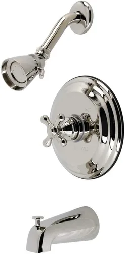 Vista 8 de Kingston Brass KB3633AX - Grifo de restauración para bañera y ducha, 7.13 x 7.5 x 5.31, latón antiguo