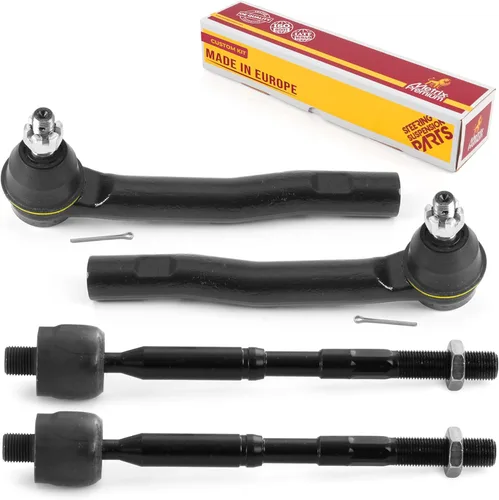 Vista 158 de Metrix Premium Chassis Parts - Kit de 4 piezas de extremos de barra de acoplamiento frontal exterior e interior compatible con Nissan Pathfinder