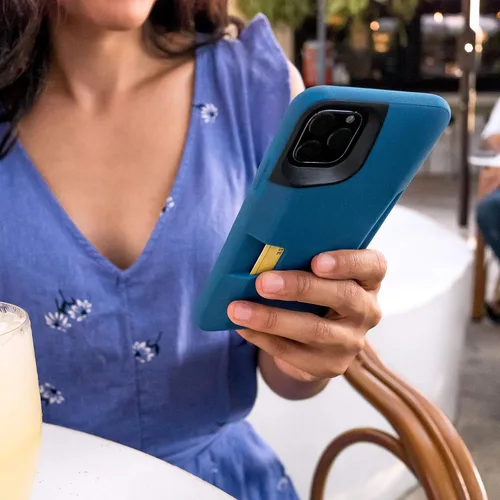 Vista 7 de Smartish - Funda tipo cartera para iPhone 11, diseño de cartera volumen 1 [delgada + protectora] con tarjetero - probada para caídas con ranura