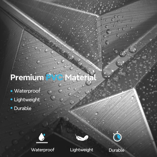 Vista 7 de STICKGOO Paneles de pared 3D, paquete de 33 paneles de pared con diseño de rayo y diamante para decoración de pared interior, paneles de pared