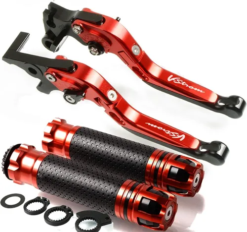 Vista 16 de for Suzuki V-Strom 2002-2016 2015 2014 20132 012 2011 2010 V-Strom Motorcycle Brake Handle Adjustable Brake Clutch Lever Handbar (Color : 1)