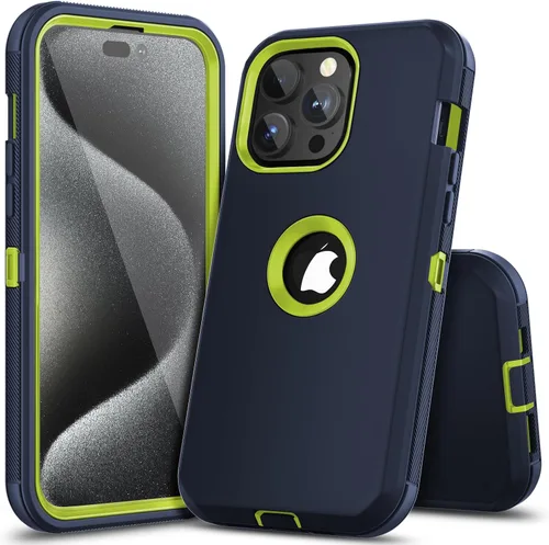 Vista 12 de COOYA Funda para iPhone Air de Protección Completa del Cuerpo contra Caídas, Funda Resistente a Prueba de Golpes de 3 Capas, Híbrida de Servicio