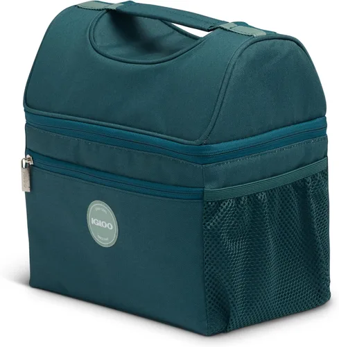 Vista 19 de Igloo Gripper - Bolsa enfriadora de lados suaves Enfriador de almuerzo aislado de doble compartimento
