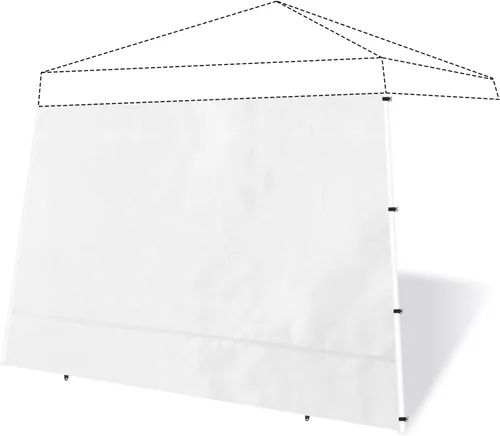 Vista 17 de Joramoy Paredes laterales de tienda de campaña para toldo desplegable de 8 x 8, pared solar instantánea con capa impermeable y de protección UV