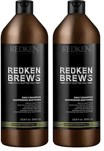 Vista 8 de Redken Brews Champú para hombre, champú diario, limpiador ligero para todo tipo de cabello, 10 onzas líquidas