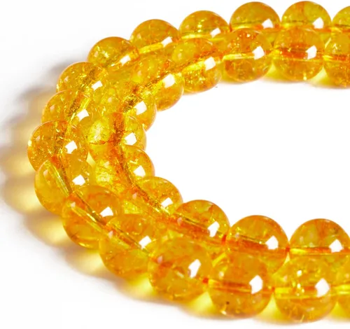 Vista 13 de 60 piezas de cuentas de turquesa africana natural de 6 mm, cuentas de piedras preciosas naturales, cuentas sueltas redondas para hacer joyas