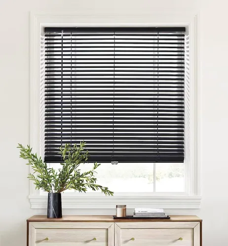 Vista 19 de LazBlinds Mini Persianas de Aluminio de 1", Sin Herramientas-Sin Taladro, Persianas Sin Cordón para Ventanas Interiores, Persianas Horizontales