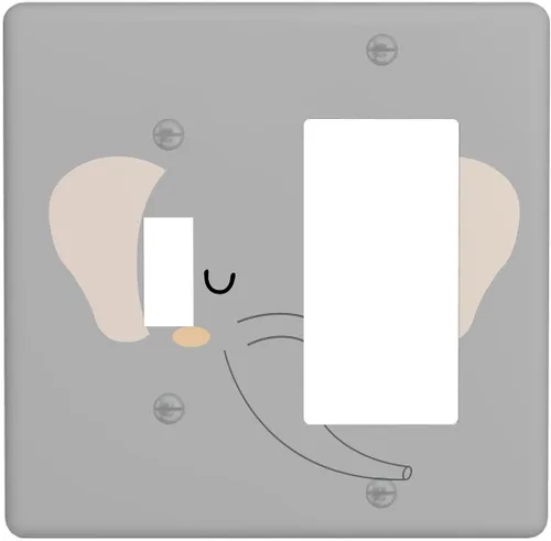 Vista 11 de Lindo Koala - Placa de interruptor de luz de 1 banda, placa de pared basculante individual, placa decorativa eléctrica GFCI para decoración