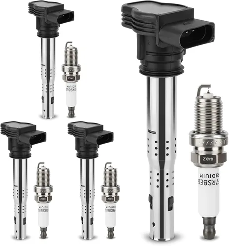 Vista 29 de Bobina de encendido UF669 y bujía de iridio doble 1675 compatible con Chevy Cruze Sonic Trax Volt Buick Encore Cadillac ELR D521C y PFR7S8EG