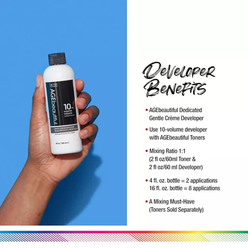 Vista 2 de AGE beautiful Gentle Creme Hair Developers Para tintes de cabello permanentes, tónicos, aclaradores Coloración profesional de salón