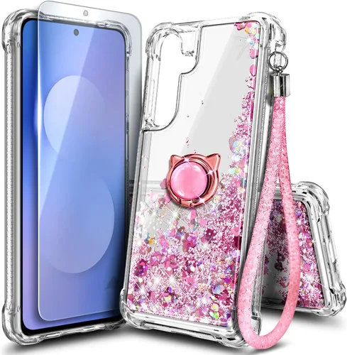 Vista 105 de NGB Supremacy Funda compatible con Samsung Galaxy S22 Plus (5G de 6.6 pulgadas) con protector de pantalla (cobertura máxima, TPU flexible), soporte