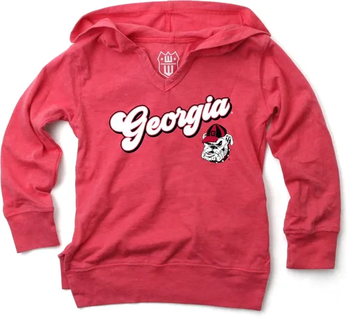 Vista 33 de Wes and Willy NCAA Camiseta con Capucha de Cuello en V para Niñas