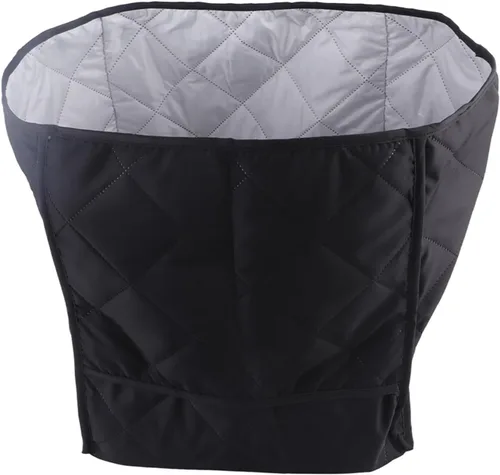 Vista 6 de Funda para cafetera, protección contra el polvo, algodón suave, color negro