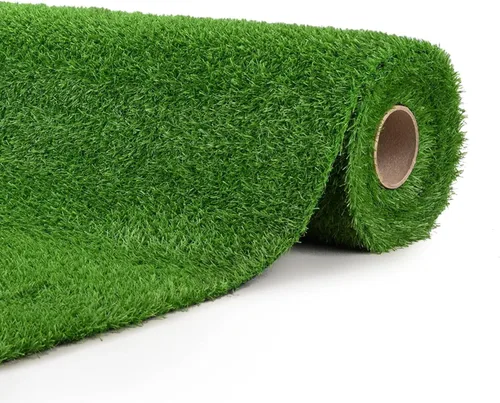 Yescom Césped artificial sintético con agujeros de drenaje para perros, mascotas, patio trasero, al aire libre, 20 x 3 pies (60 pies cuadrados) 0.8