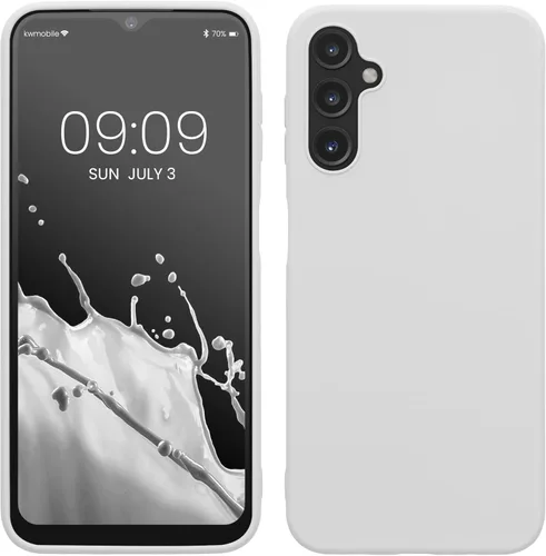 Vista 186 de kwmobile Funda compatible con Samsung Galaxy A12 - Funda protectora de silicona TPU suave y delgada - Verde oscuro mate