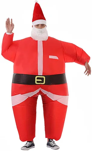 Traje inflable de Papá Noel de Navidad