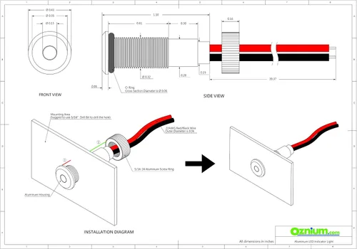 Vista 7 de Luz testigo LED