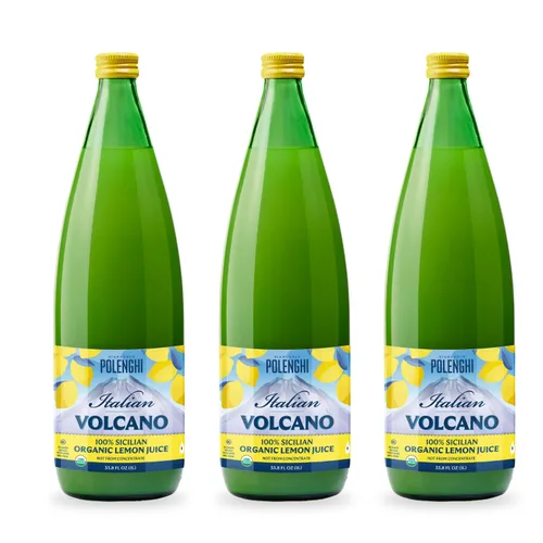 Vista 9 de Volcano Bursts - Jugo de limón italiano orgánico, 33.8 oz (1 litro)